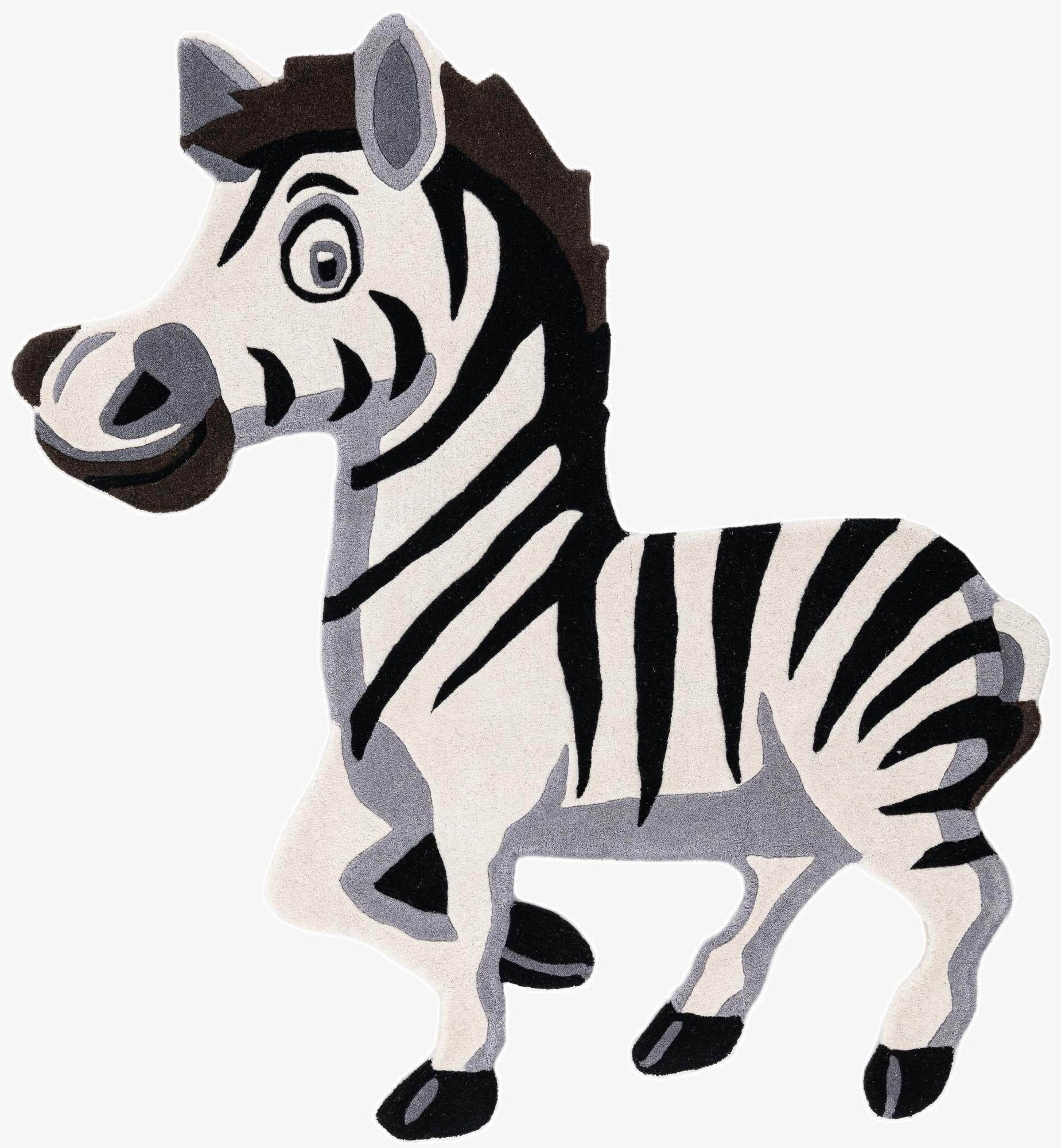 4' 6 x 5' 1 Playtime Kids Wool Freeform Rug