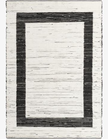 7' 1 x 10' Hand Woven Chindi Jute Rug