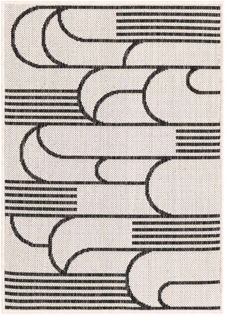 2' x 3' Easy-Clean Modern Indoor / Outdoor Rug