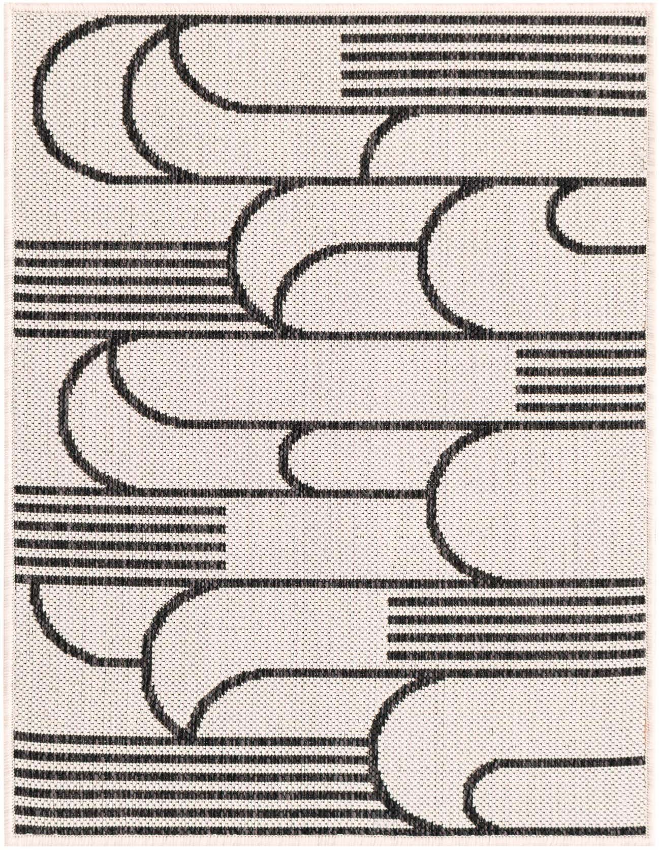 2' x 3' Easy-Clean Modern Indoor / Outdoor Rug