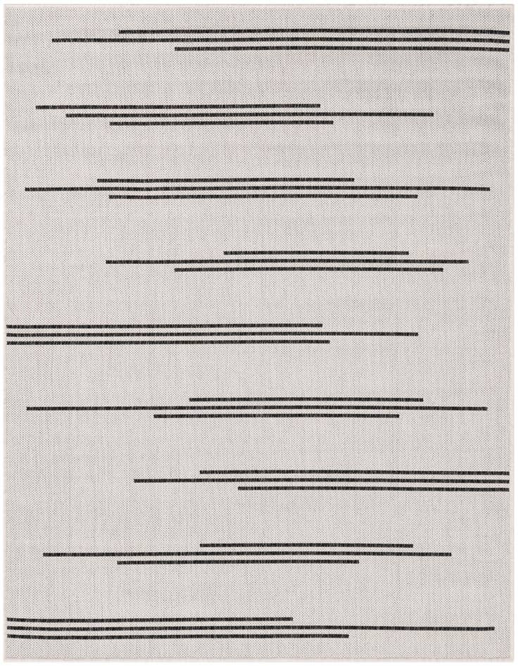 Detail image of 4' x 6' Easy-Clean Modern Indoor / Outdoor Rug