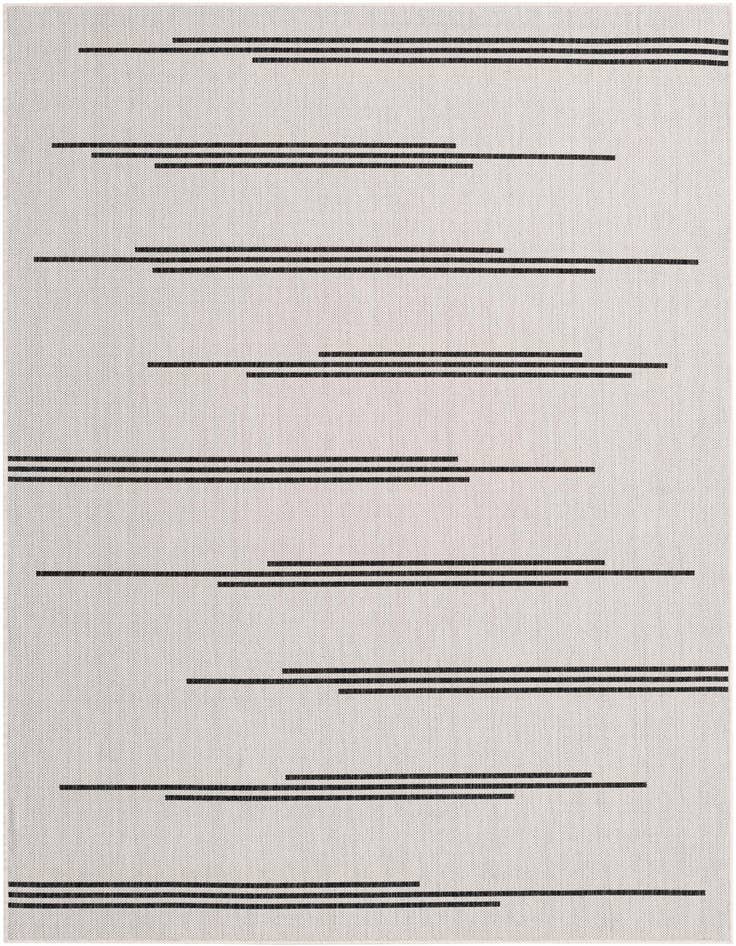 Detail image of 5' 3 x 8' Easy-Clean Modern Indoor / Outdoor Rug