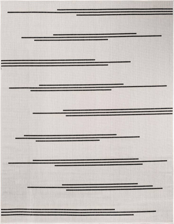 Detail image of 7' 10 x 10' Easy-Clean Modern Indoor / Outdoor Rug