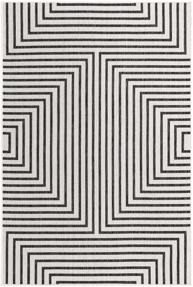 4' x 6' Easy-Clean Modern Indoor / Outdoor Rug