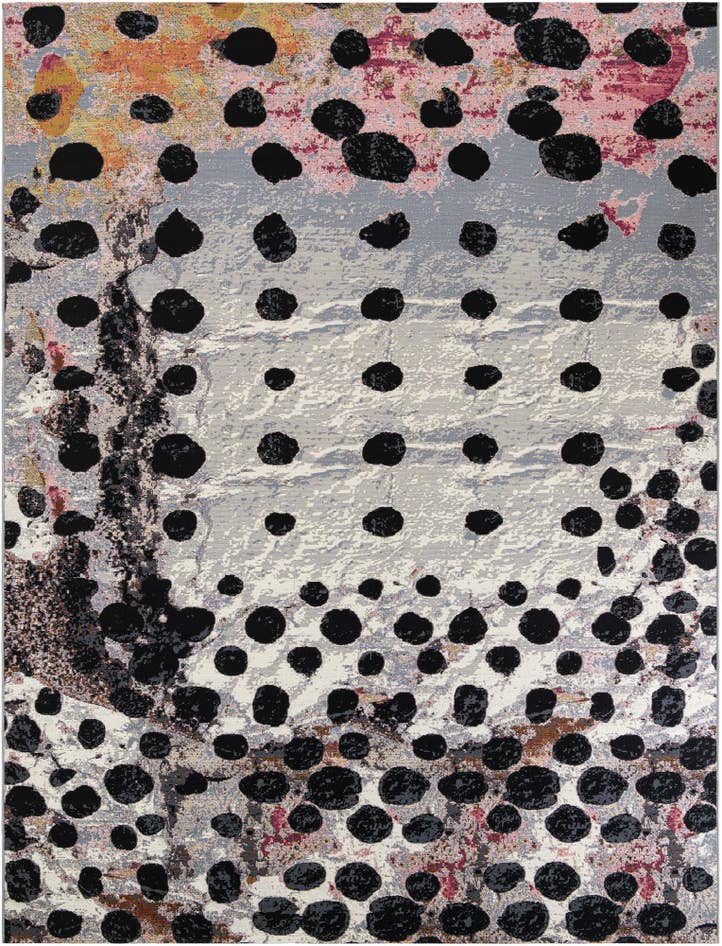 Detail image of 9' x 12' Easy-Clean Modern Indoor / Outdoor Rug