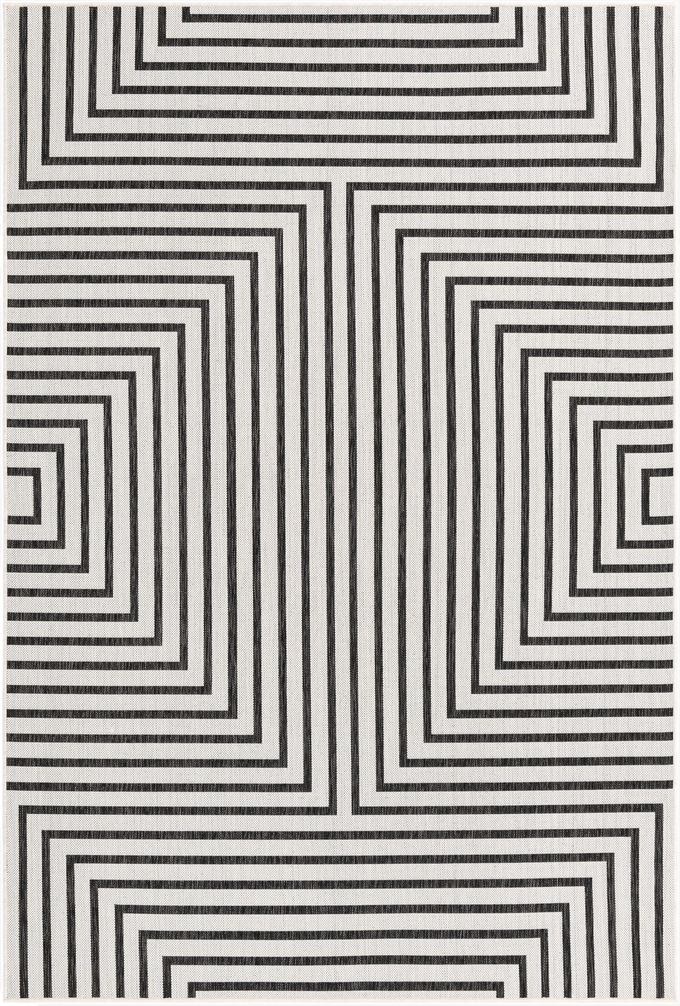 Primary image 6' x 9'  Washable Modern Indoor / Outdoor Rug