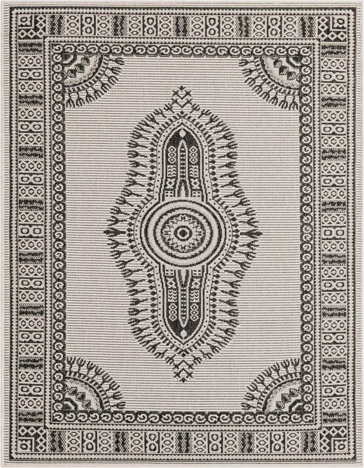Detail image of 4' x 6' Easy-Clean Traditional Indoor / Outdoor Rug