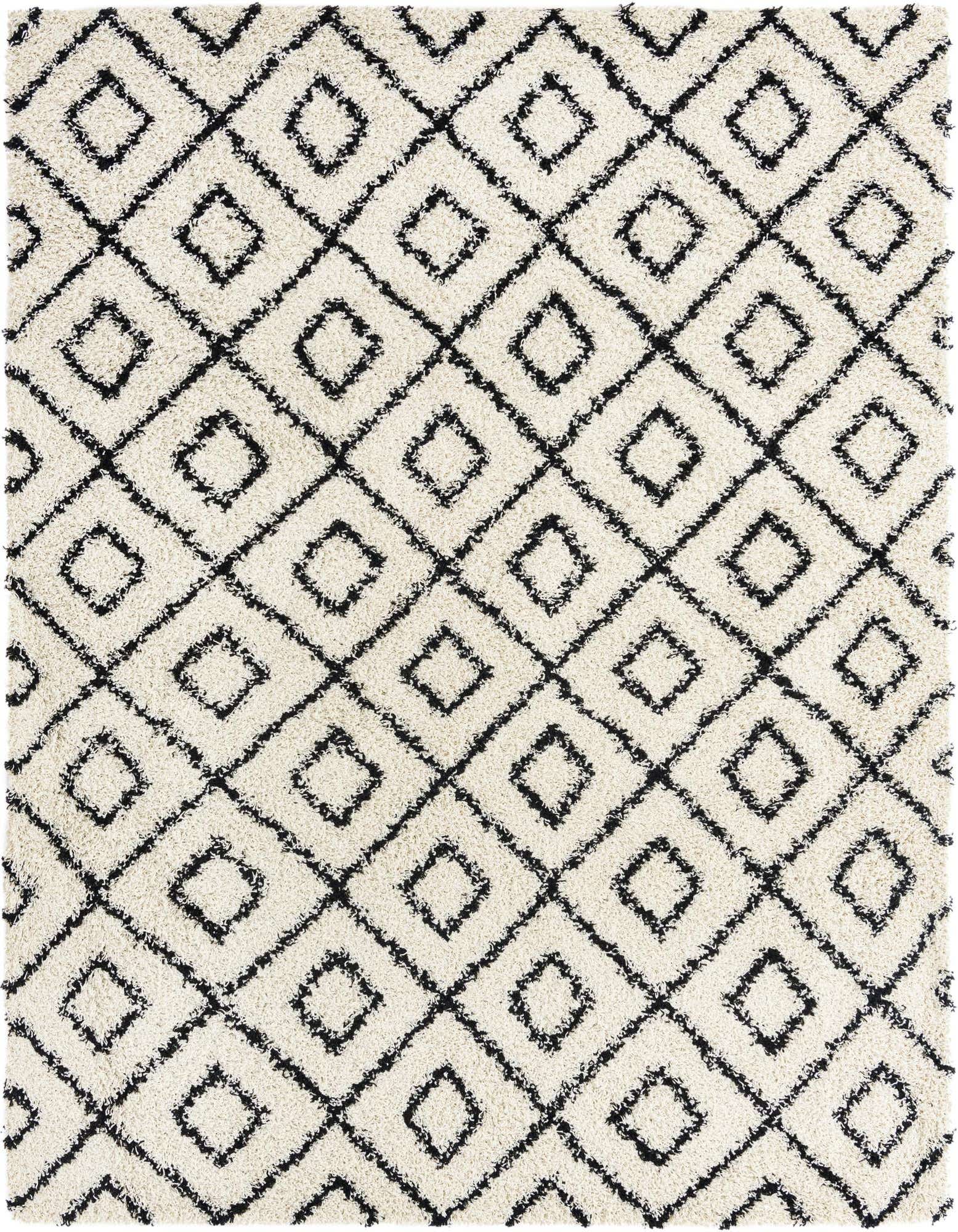 Primary image 7' 10 x 10' Trellis Shag Rug