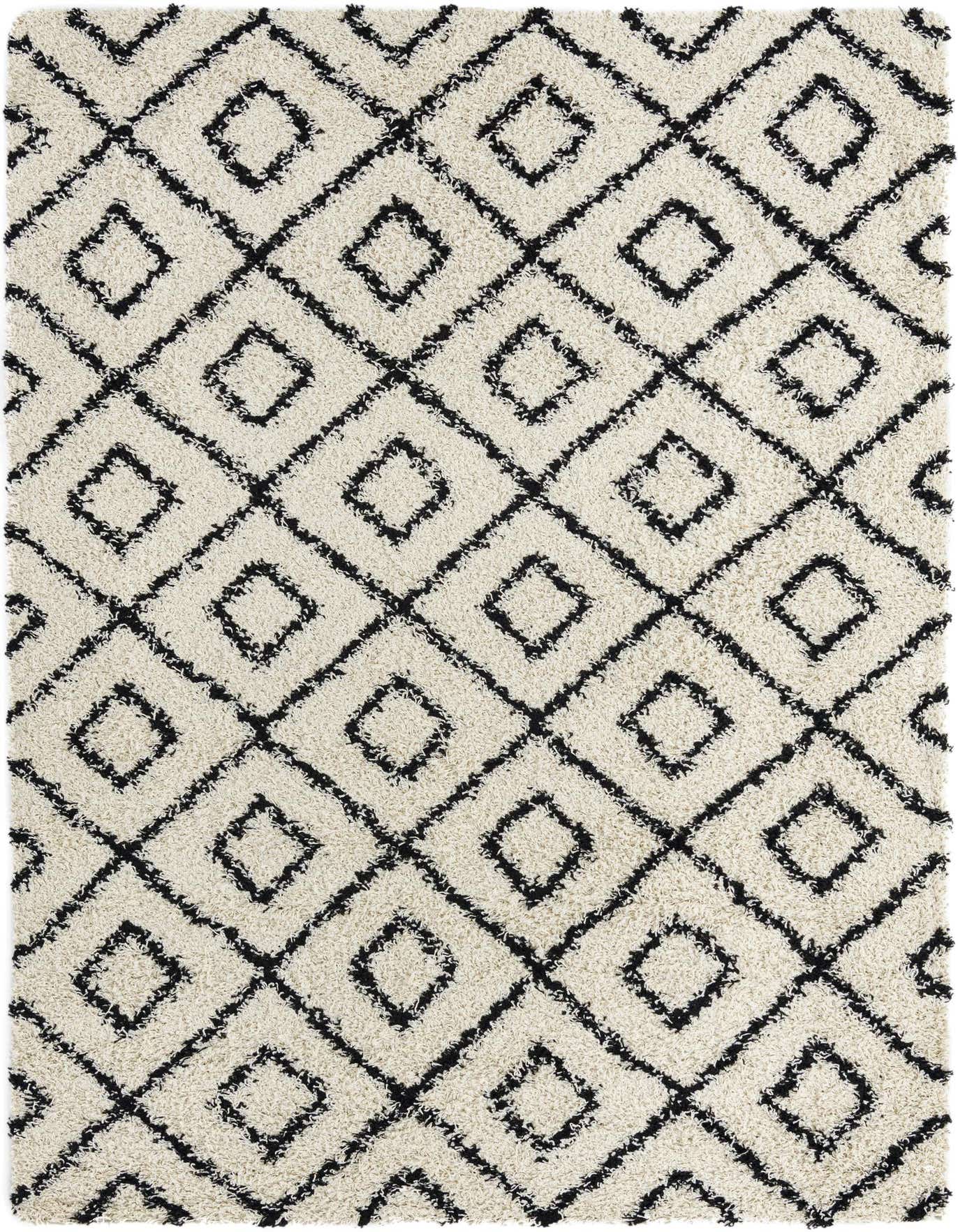 6' x 9' Trellis Shag Rug