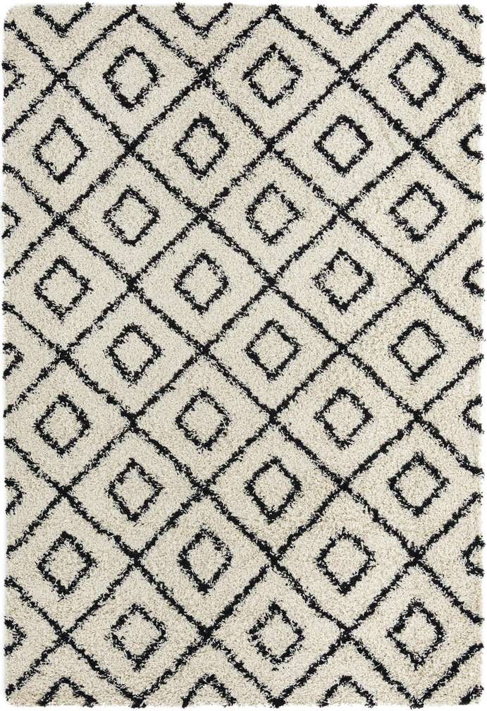 6' x 9' Trellis Shag Rug