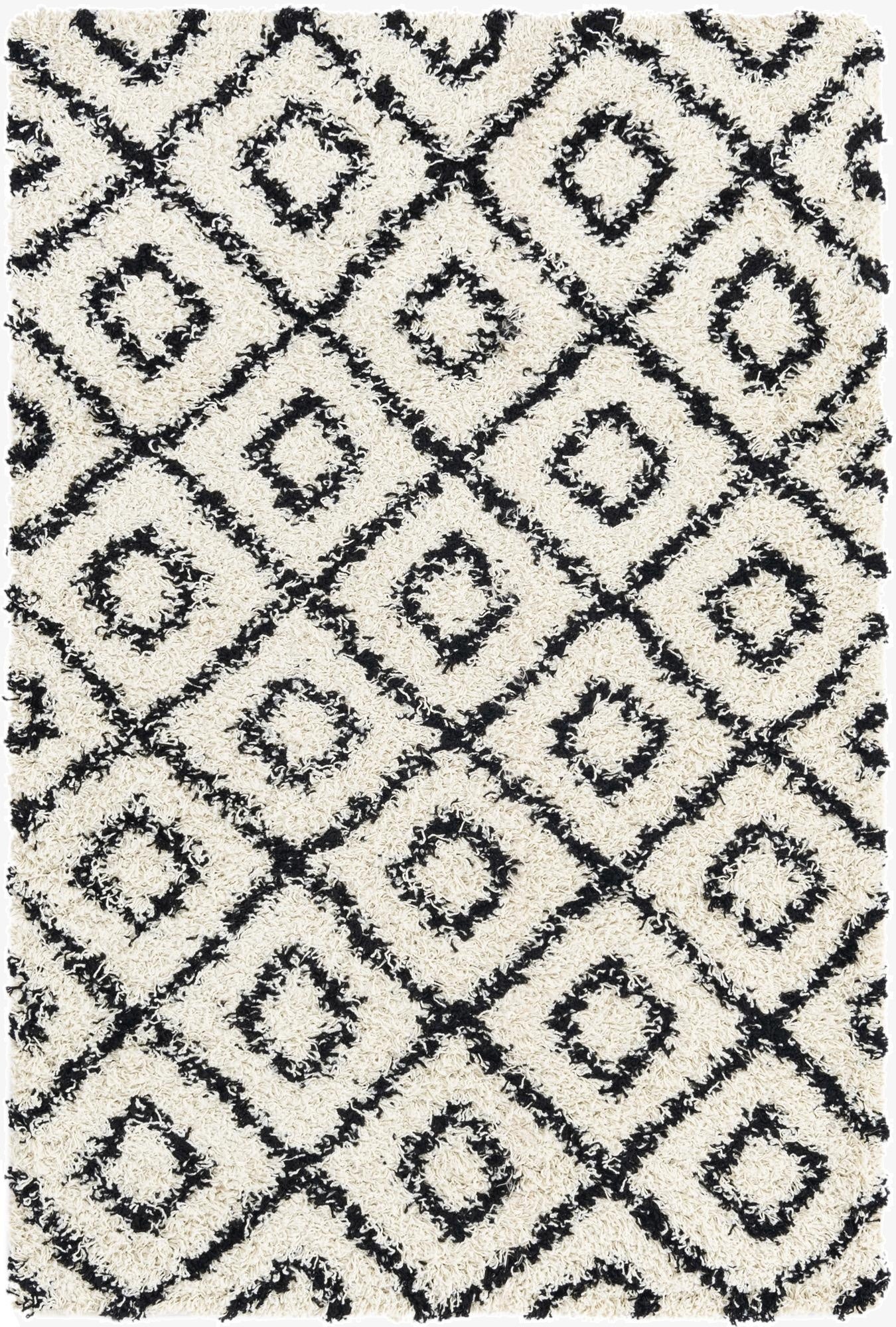 Primary image 4' x 6' Trellis Shag Rug