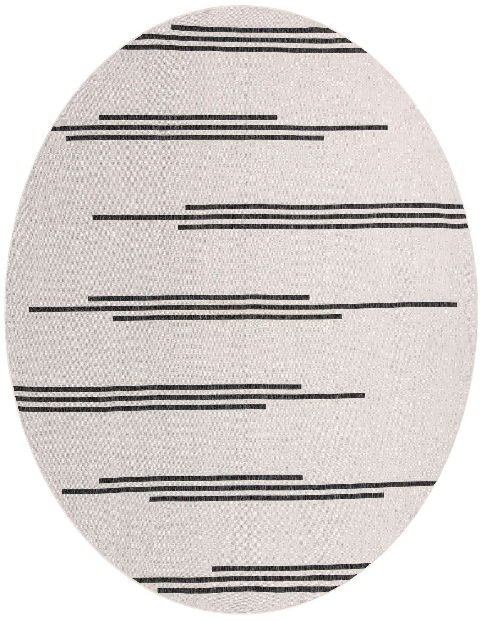 12' x 12' Easy-Clean Modern Indoor / Outdoor Round Rug