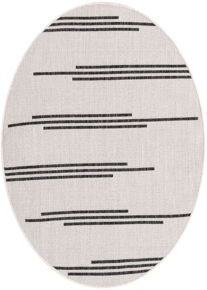 3' x 3' Easy-Clean Modern Indoor / Outdoor Round Rug