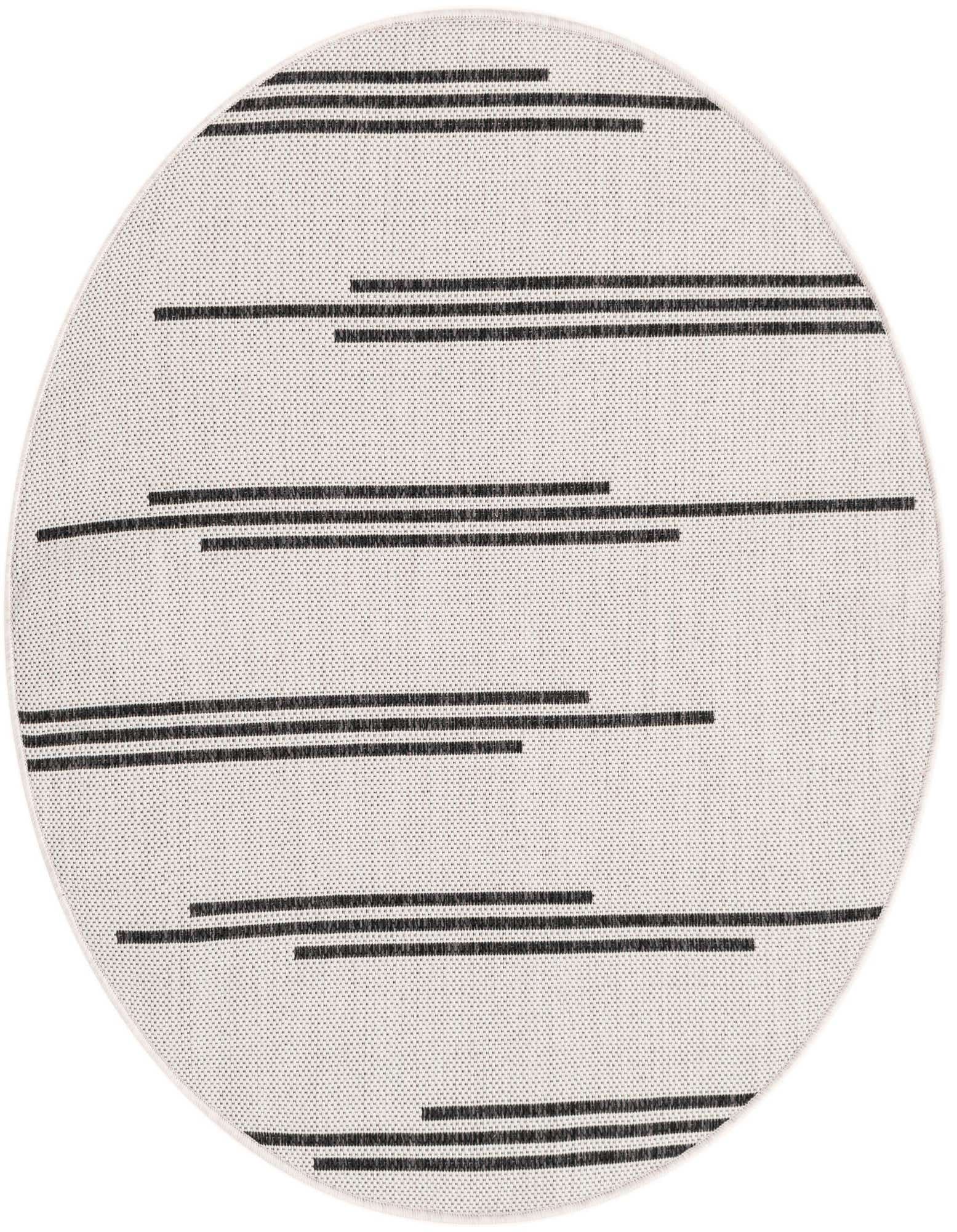 3' x 3' Easy-Clean Modern Indoor / Outdoor Round Rug