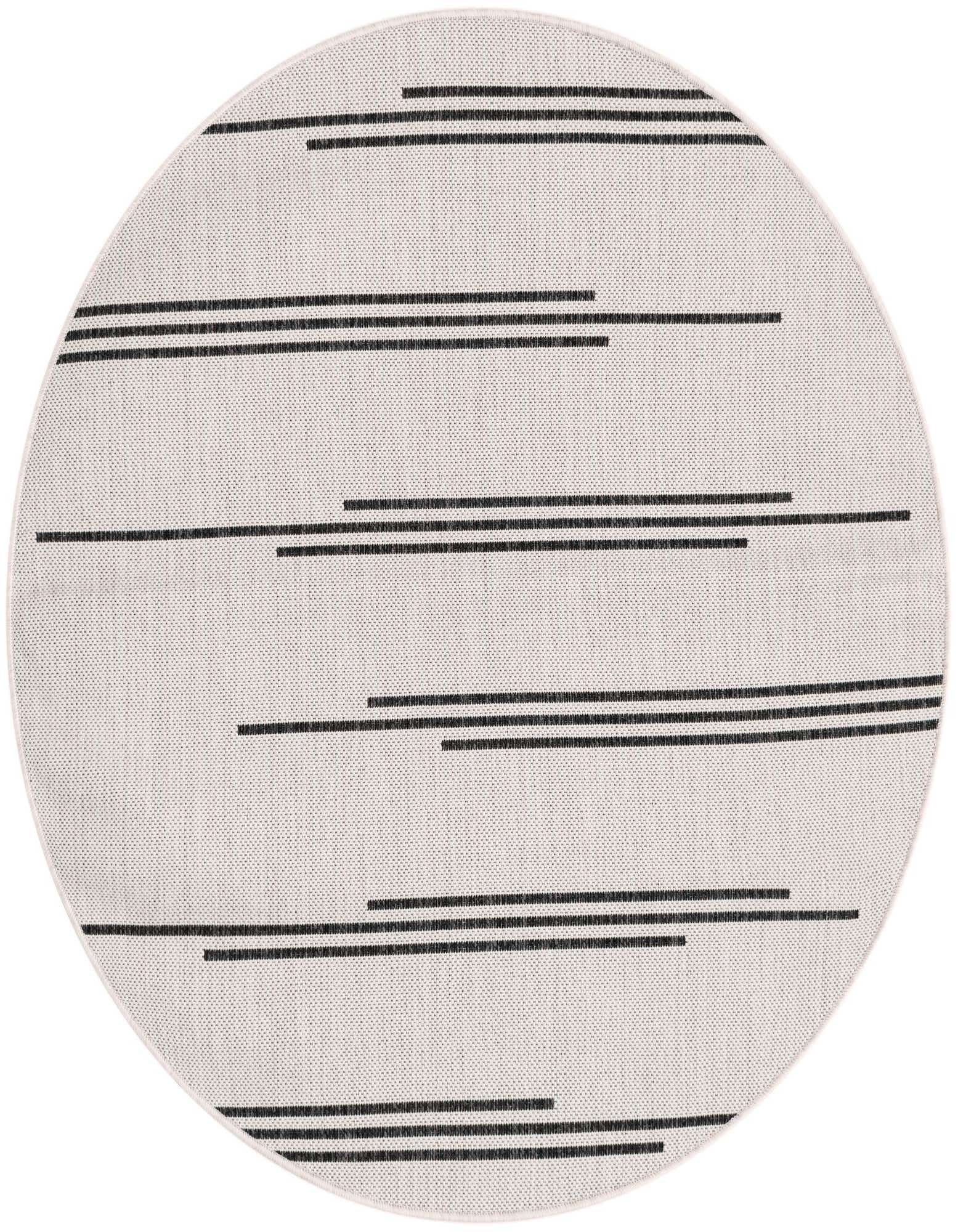 4' x 4' Easy-Clean Modern Indoor / Outdoor Round Rug