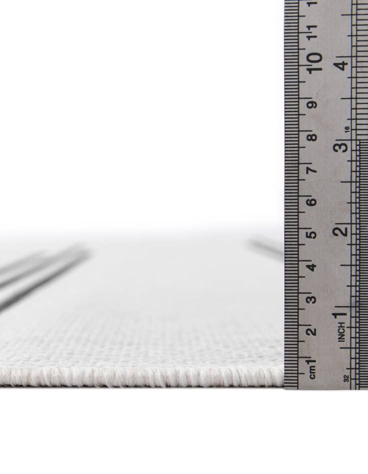 Detail image of 3' x 3' Easy-Clean Modern Indoor / Outdoor Round Rug