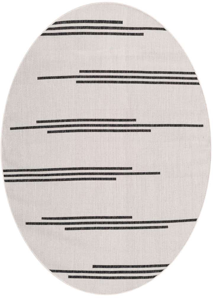 6' x 6' Easy-Clean Modern Indoor / Outdoor Round Rug