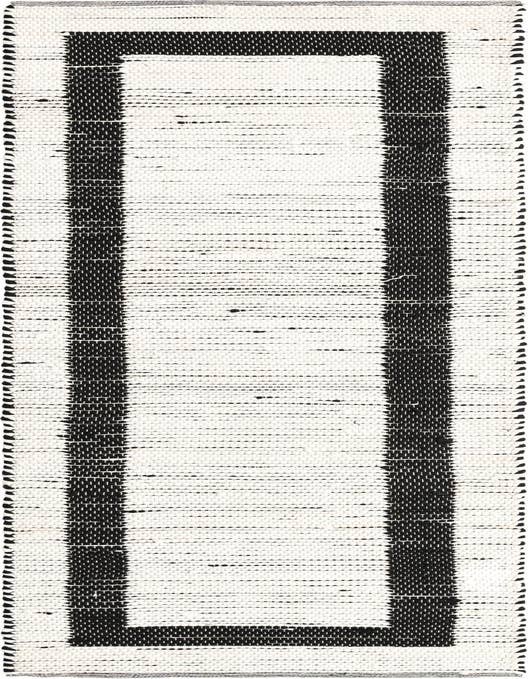 Detail image of 2' 7 x 10' Hand Woven Chindi Jute Runner Rug