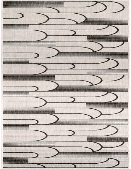Detail image of 2' 7 x 12' Easy-Clean Modern Indoor / Outdoor Runner Rug