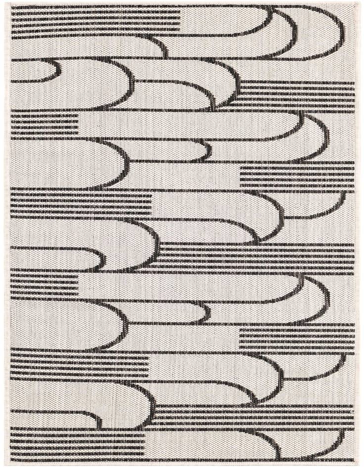 Detail image of 2' x 5' 3 Easy-Clean Modern Indoor / Outdoor Runner Rug