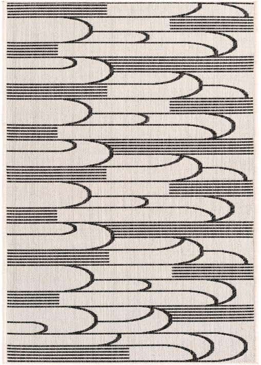 2' x 8' Easy-Clean Modern Indoor / Outdoor Runner Rug