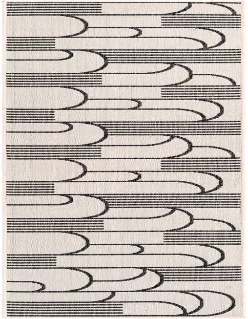 Detail image of 2' x 8' Easy-Clean Modern Indoor / Outdoor Runner Rug
