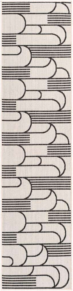 2' x 8' Easy-Clean Modern Indoor / Outdoor Runner Rug