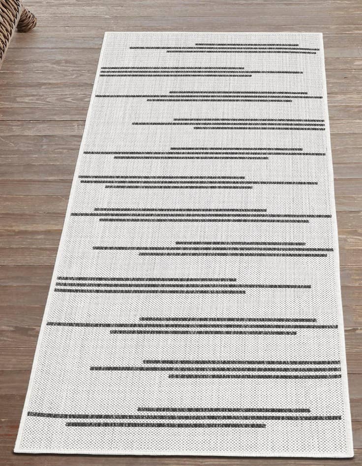 Detail image of 2' x 5' 3  Washable Modern Indoor / Outdoor Runner Rug