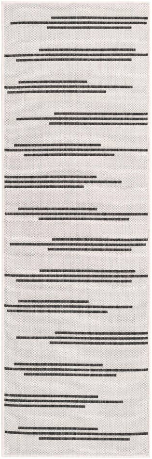 Detail image of 2' x 6' Easy-Clean Modern Indoor / Outdoor Runner Rug