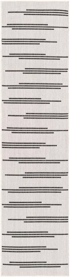 Detail image of 2' x 8' Easy-Clean Modern Indoor / Outdoor Runner Rug