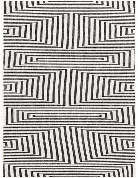 2' 7 x 12' Easy-Clean Modern Indoor / Outdoor Runner Rug