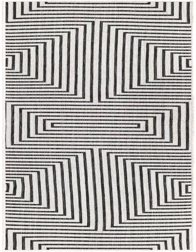 Detail image of 2' x 6' Easy-Clean Modern Indoor / Outdoor Runner Rug