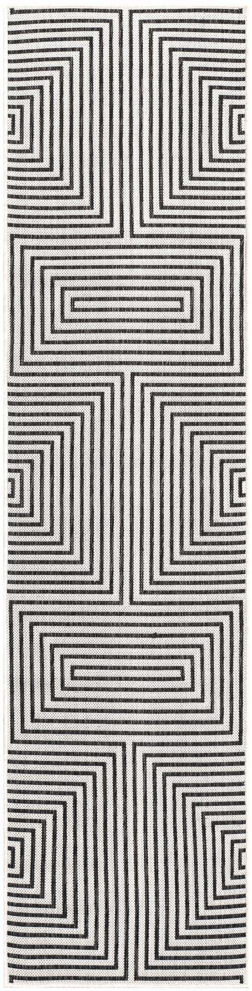 2' x 8' Easy-Clean Modern Indoor / Outdoor Runner Rug