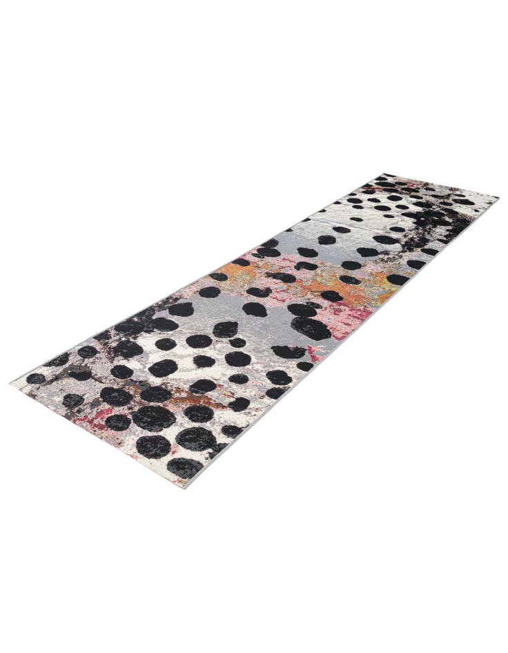 Detail image of  2' 7 x 10'  Washable Modern Indoor / Outdoor Runner Rug