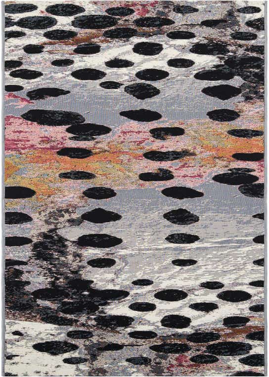 2' 7 x 10' Easy-Clean Modern Indoor / Outdoor Runner Rug
