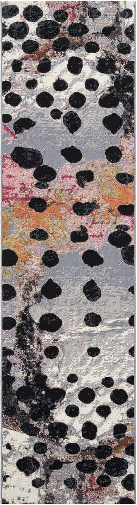 2' 7 x 10' Easy-Clean Modern Indoor / Outdoor Runner Rug