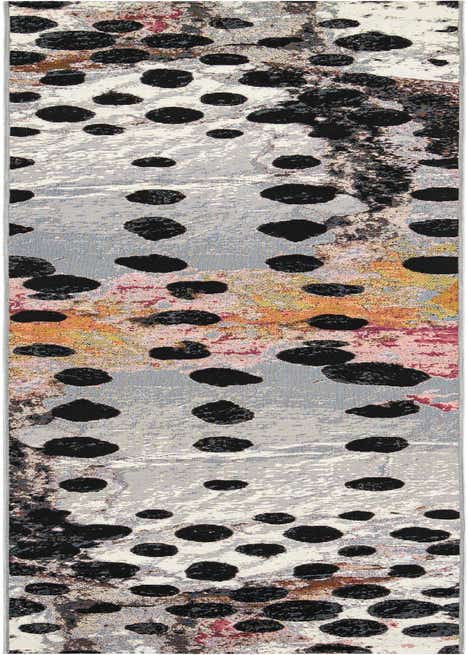 2' 7 x 12' Easy-Clean Modern Indoor / Outdoor Runner Rug