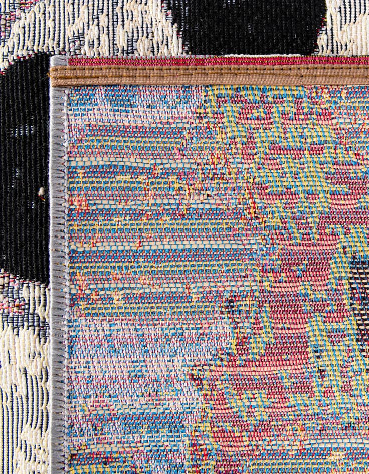 Detail image of  2' 7 x 10'  Washable Modern Indoor / Outdoor Runner Rug