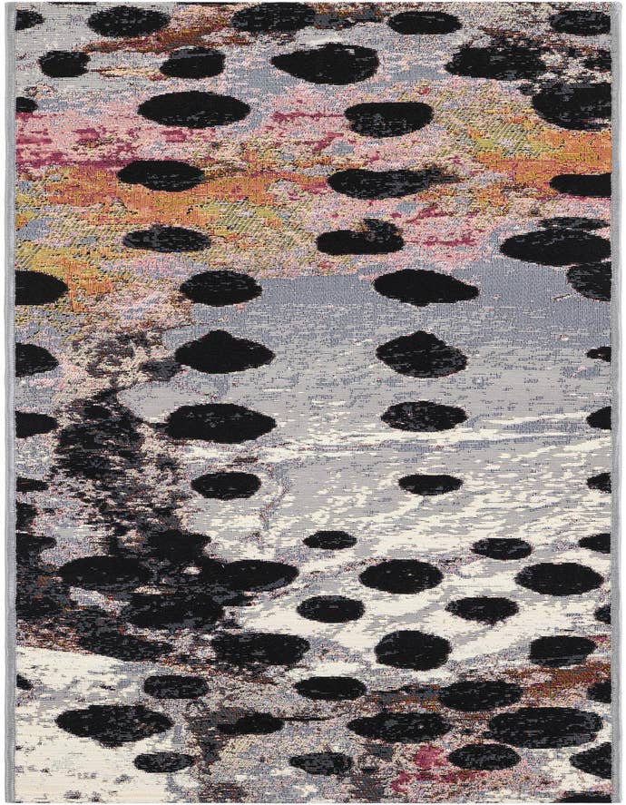 Detail image of 2' x 6' Easy-Clean Modern Indoor / Outdoor Runner Rug