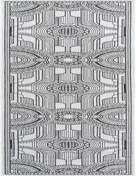 2' 7 x 12' Easy-Clean Traditional Indoor / Outdoor Runner Rug