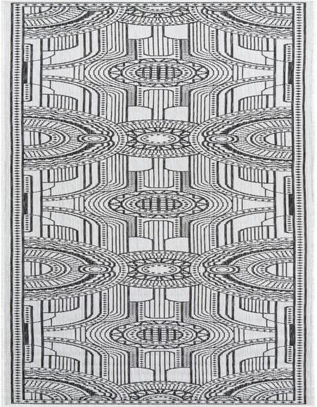 Detail image of 2' 7 x 12' Easy-Clean Traditional Indoor / Outdoor Runner Rug