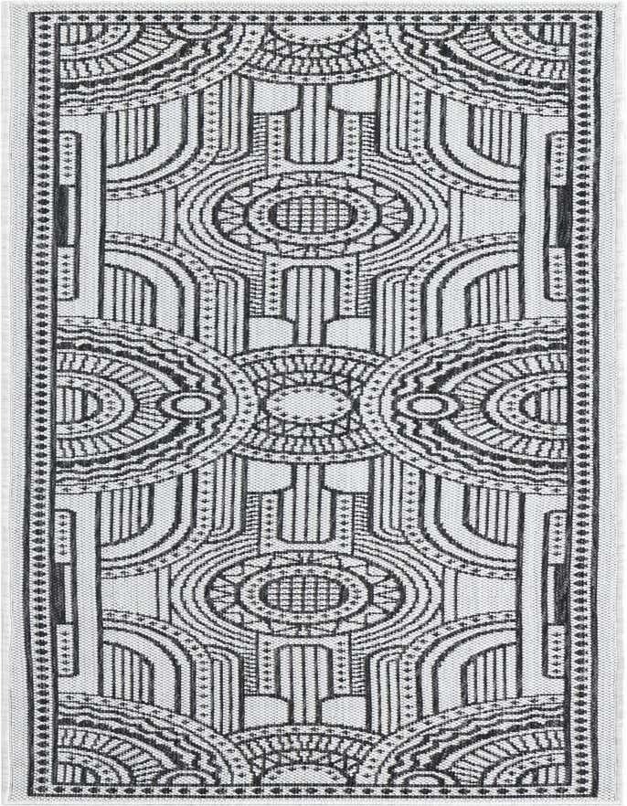 2' x 6' 1 Easy-Clean Traditional Indoor / Outdoor Runner Rug
