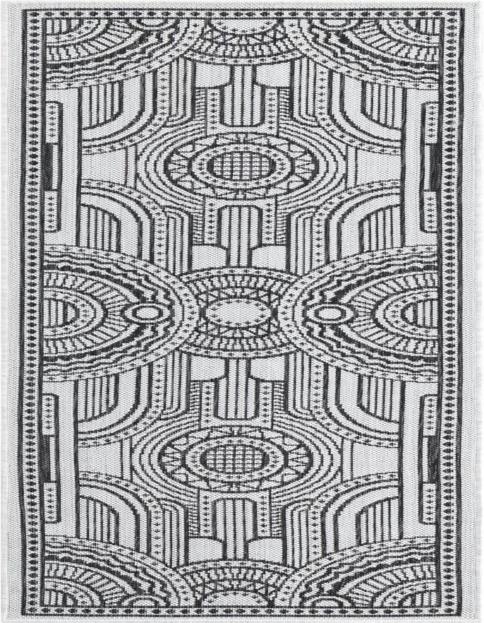 Detail image of 2' x 6' 1 Easy-Clean Traditional Indoor / Outdoor Runner Rug
