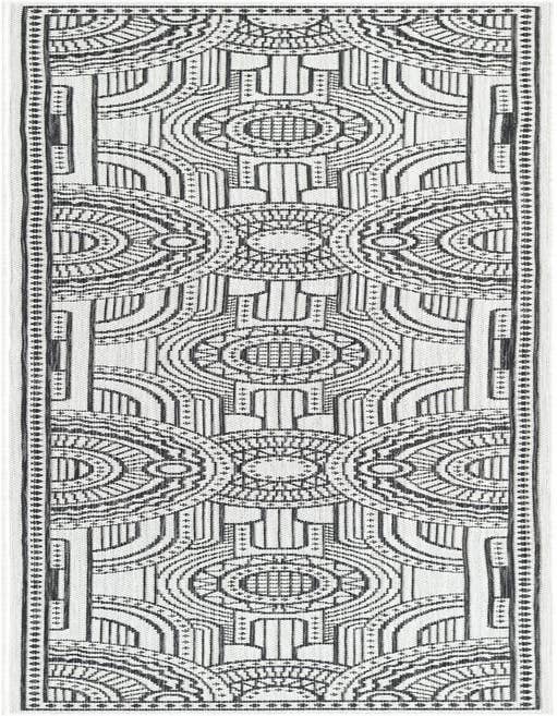 Detail image of 2' x 8' Easy-Clean Traditional Indoor / Outdoor Runner Rug