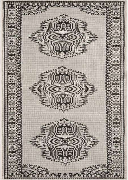 2' 7 x 12' Easy-Clean Traditional Indoor / Outdoor Runner Rug