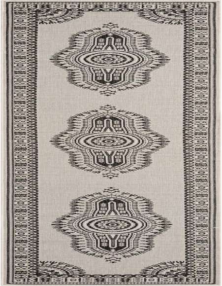2' 7 x 12' Easy-Clean Traditional Indoor / Outdoor Runner Rug