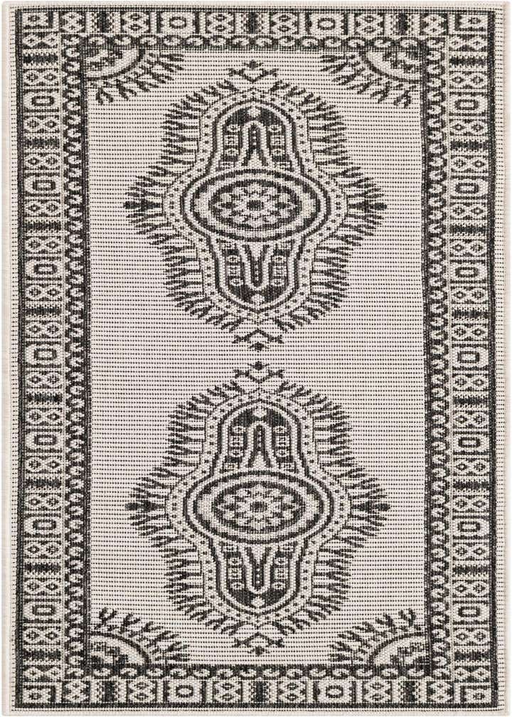 2' x 5' 3 Easy-Clean Traditional Indoor / Outdoor Runner Rug