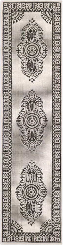 2' x 8' Easy-Clean Traditional Indoor / Outdoor Runner Rug