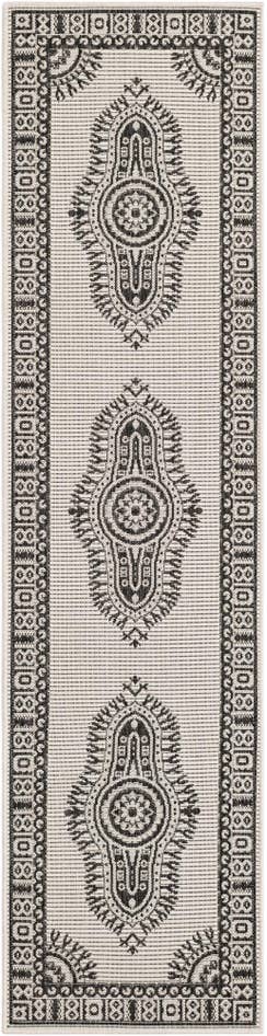 Detail image of 2' x 8' Easy-Clean Traditional Indoor / Outdoor Runner Rug