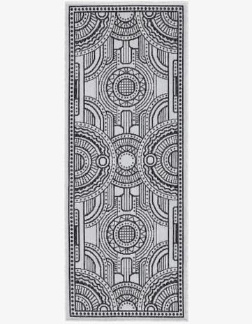 2' x 5' 3 Easy-Clean Traditional Indoor / Outdoor Runner Rug